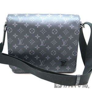 Louis Vuitton LV Eclipse NM District Shoulder Monogram Black Bag